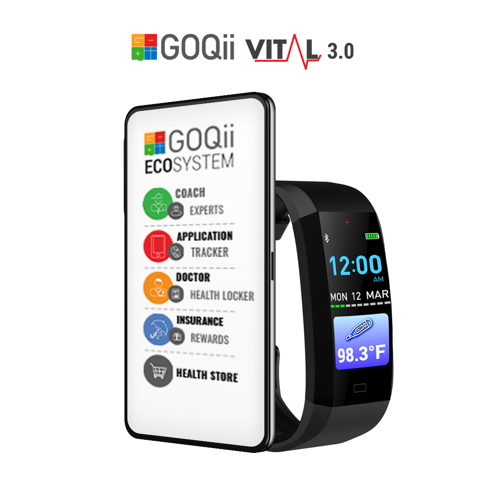 goqii hr fitness band vital 3.0